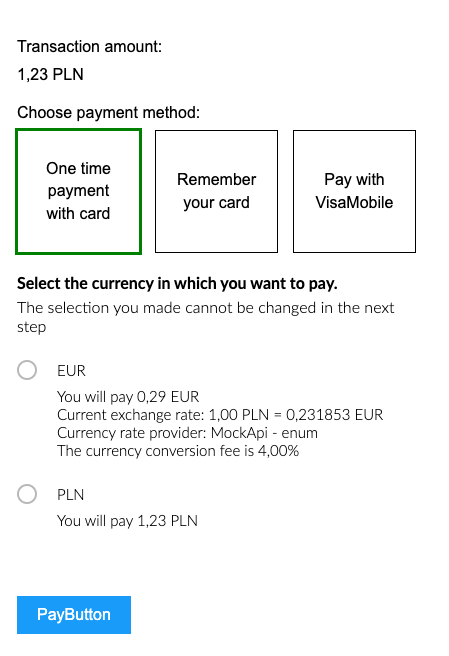 Przykład implementacji Widget Kartowy Widok DCC