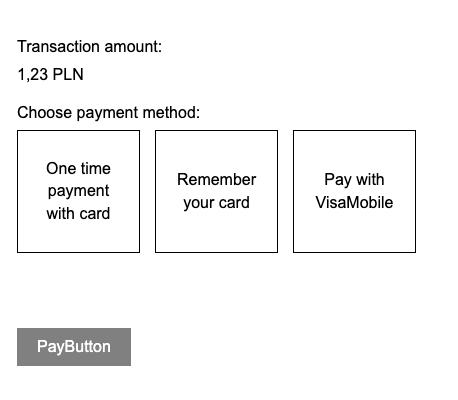 Example of implementation of the First Screen Card Widget